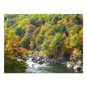 Impression Photo Couleur d'automne dans le parc d'état d'Ohiopyle