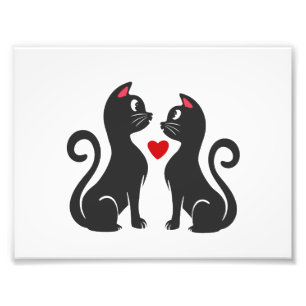 Impression Photo Couple cas in love - Choose background color