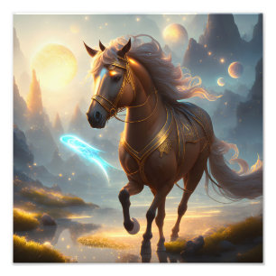 Impression Photo Courez avec le vent : Le voyage d'un cheval d'Imag