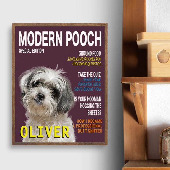 Impression Photo Couverture du magazine Shih Tzu Parody (Créateur téléchargé)