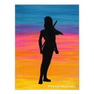 Impression Photo Couverture originale de "The Warrior Girl Way"