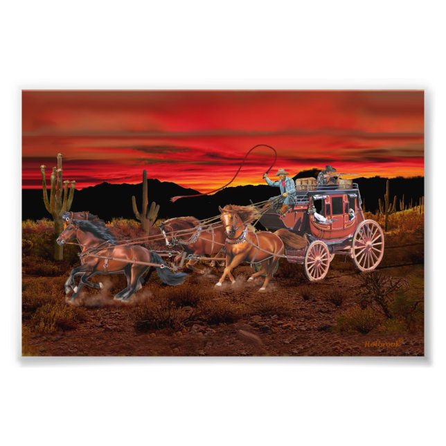 IMPRESSION PHOTO COWBOYS DE STAGECOACH (Devant)