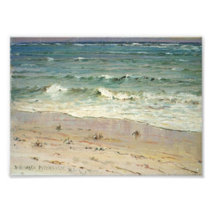 Impression Photo Crabes sur la plage par D. Howard Hitchcock