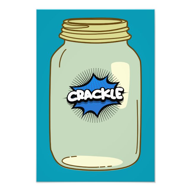 Impression Photo Crackin a Jar - Comic Pop Art Design (Devant)