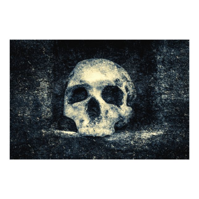 Impression Photo Crâne d'horreur d'Halloween (Devant)