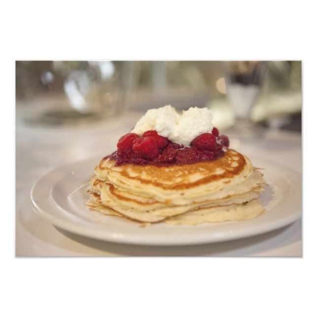 Impression Photo crêpes de framboise (Devant)