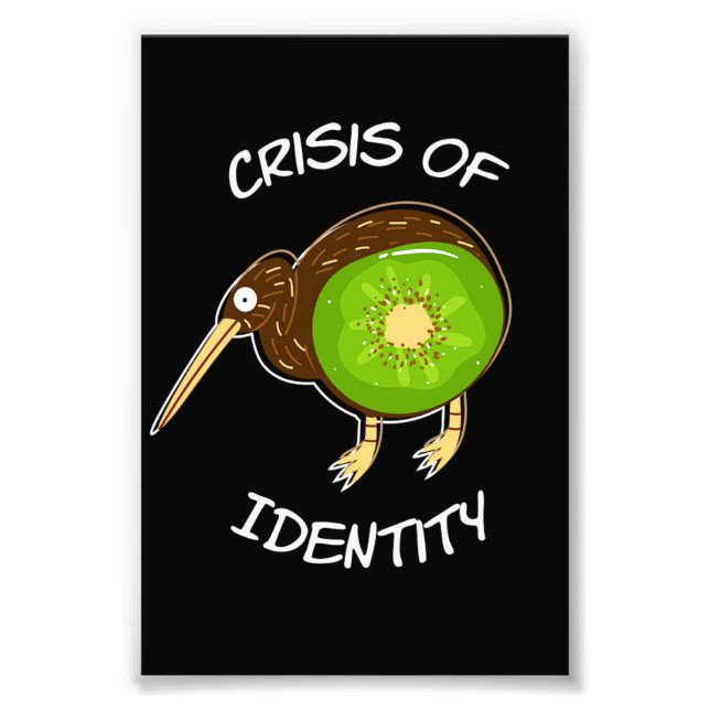 Impression Photo Crise D'Identité Fruit D'Oiseau Kiwi (Devant)