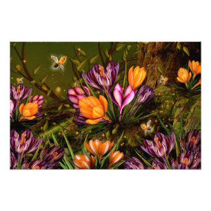 Impression Photo Crocus de safran