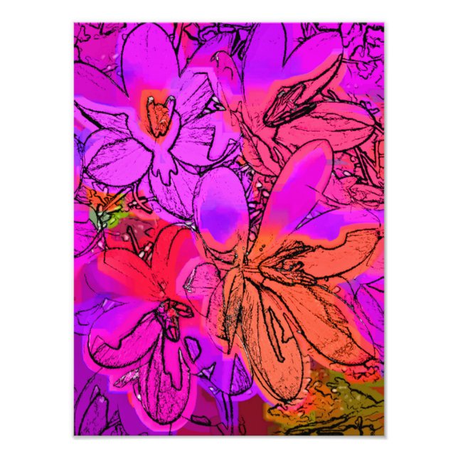 IMPRESSION PHOTO CROCUSES (Devant)