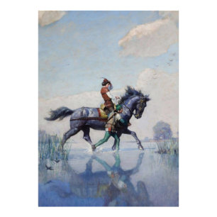 Impression Photo « Crossing the Fens » par NC Wyeth