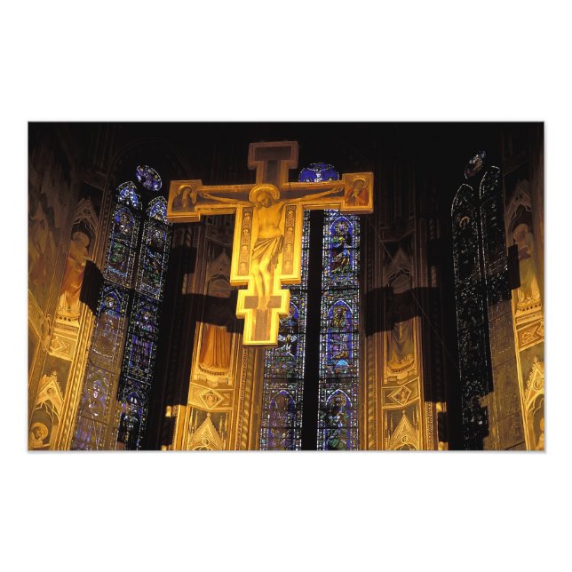 Impression Photo Crucifix au-dessus du Haut-autel à Père Noël (Devant)