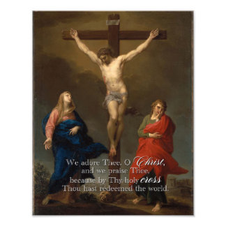 Impression Photo Crucifixion of Christ 11x14 Print