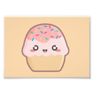 Impression Photo cupcake de Kawaii