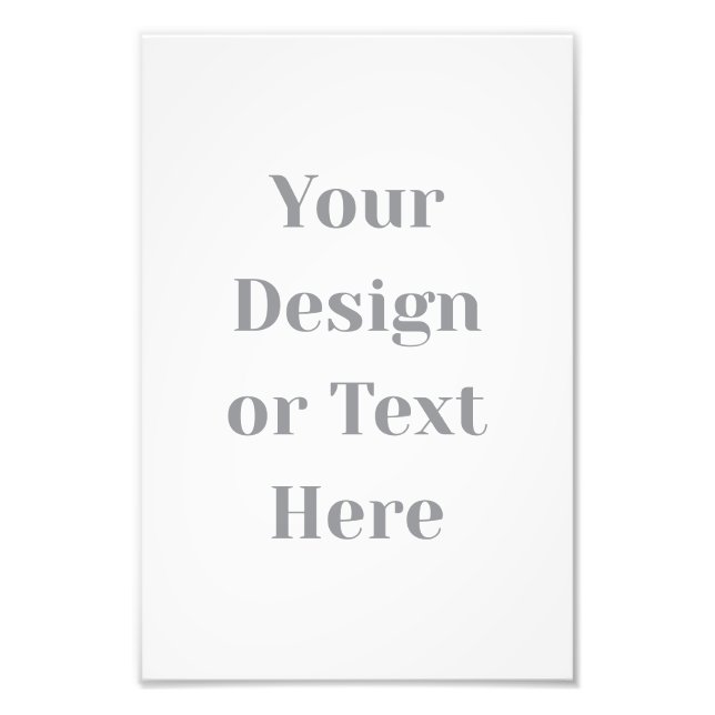 Impression Photo Customizable Your Design or Text Here Personalized (Devant)