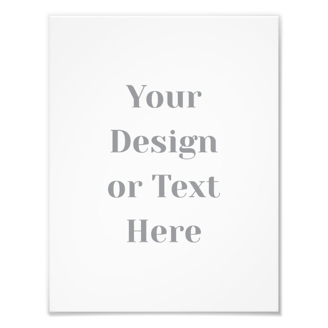 Impression Photo Customizable Your Design or Text Here Personalized (Devant)