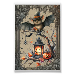 Impression Photo Cute chauve-souris Halloween