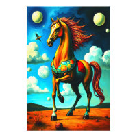 CUTE CHEVAL EN OR