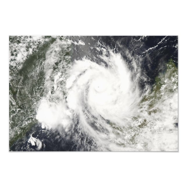 Impression Photo Cyclone tropical Jokwe (Devant)