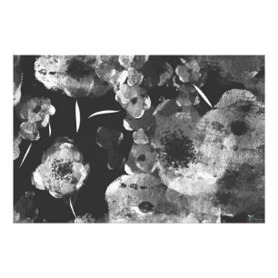 IMPRESSION PHOTO DAHLIAS NOIRS