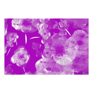 IMPRESSION PHOTO DAHLIAS POURPRES