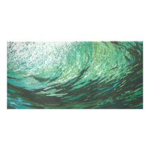 Impression photo d'algues sur une vague par Margar