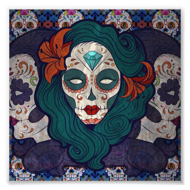 Impression Photo Dames crâniennes (Devant)