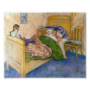 Impression Photo Dans le lit de maman 1908