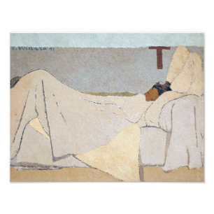 Impression Photo Dans le lit Edouard Vuillard