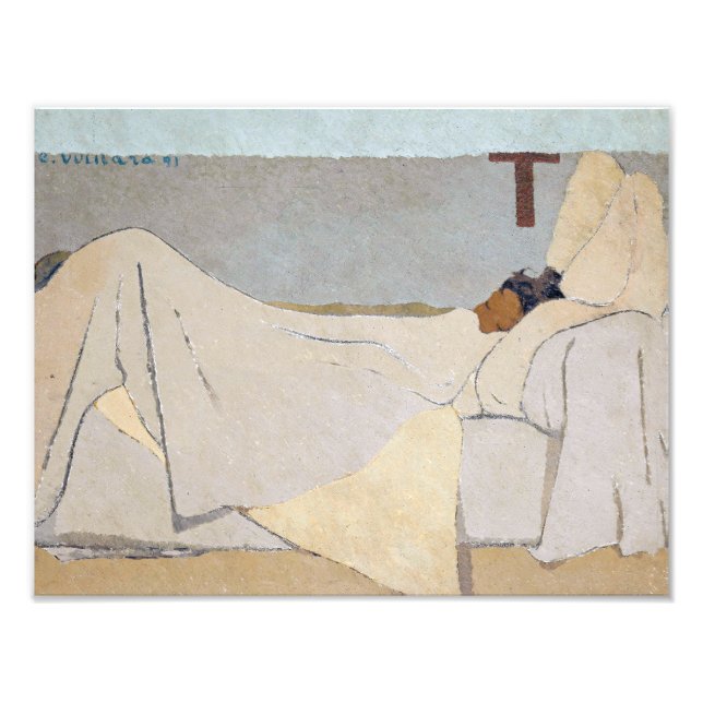 Impression Photo Dans le lit | Edouard Vuillard | (Devant)