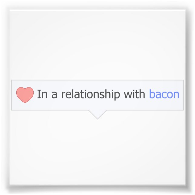 Impression Photo Dans Une Relation Avec Bacon (Devant)