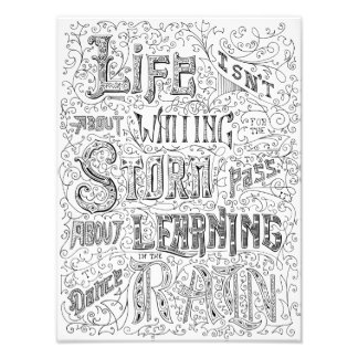 Impression Photo Danse dans la pluie