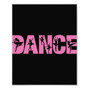 Impression Photo DANSE Rose avec coutures Ballerina