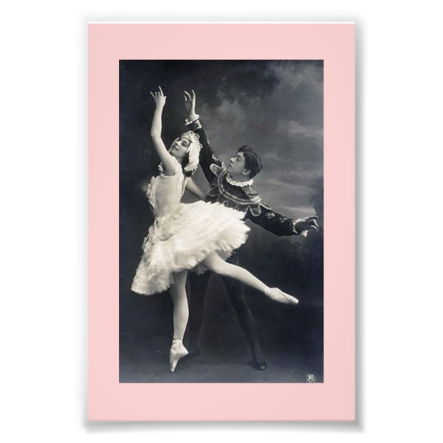Impression Photo Danseurs de ballet vintages (Devant)