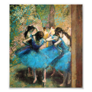 Impression Photo Danseuses Degas Blue