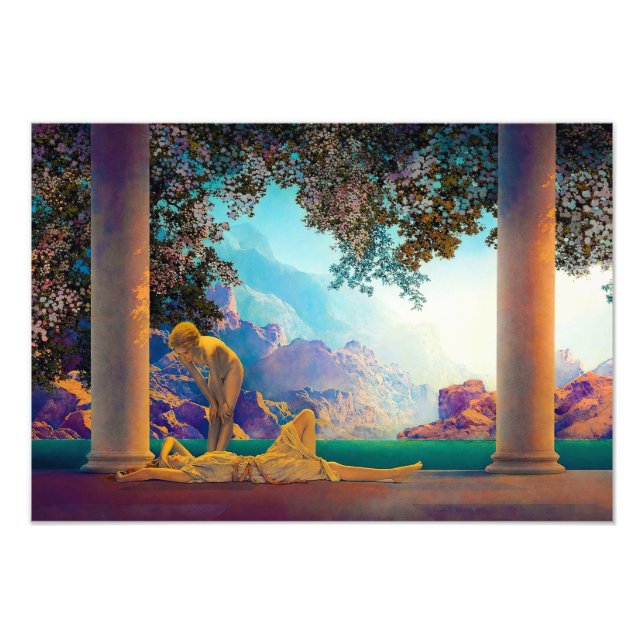 Impression Photo Daybreak, 1922 par Maxfield Parrish (Devant)