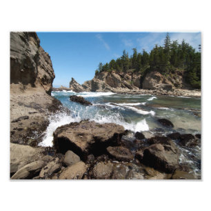 Impression photo de la côte de l'Oregon