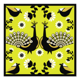 Impression Photo Décor original Peacock Art Home