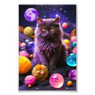 Impression Photo Décoration murale d'art de chat mignon