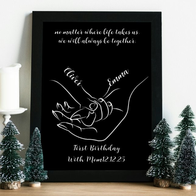Impression Photo Décoration murale pour Baby Shower (Baby Shower Wall Art)