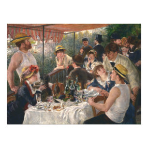 Impression Photo Déjeuner de la fête nautique - Auguste Renoir