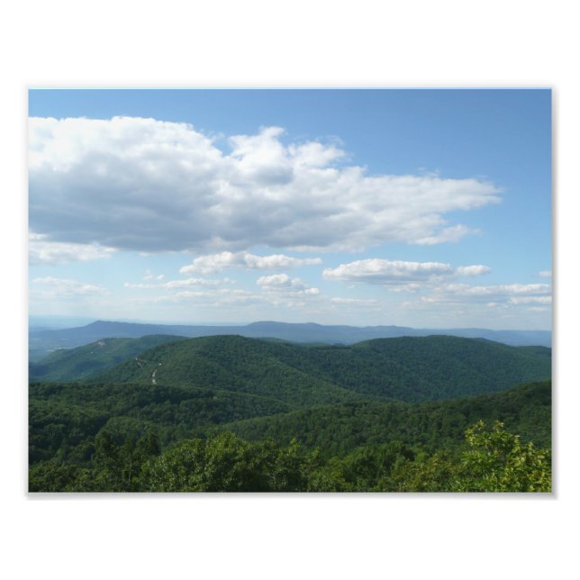 Impression photo des Montagnes Appalaches (Devant)