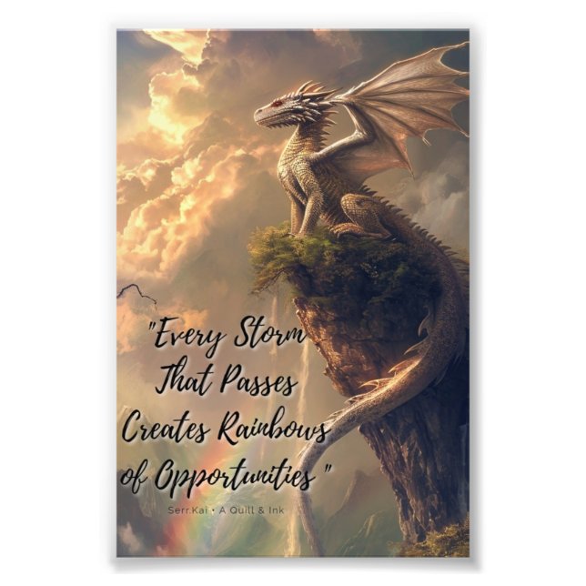 Impression photo des tempêtes (Devant)