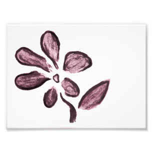 Impression Photo Dessin de fleurs