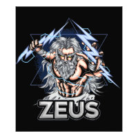 Dessin de la mythologie grecque Zeus