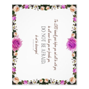 Impression Photo Deutéronome 31, N'Ayez Pas Peur,