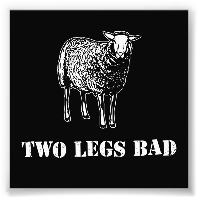 Impression Photo Deux Jambes Mauvais mouton (Devant)