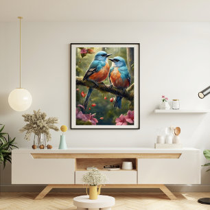 Impression Photo Deux oiseaux en amour Imprimer