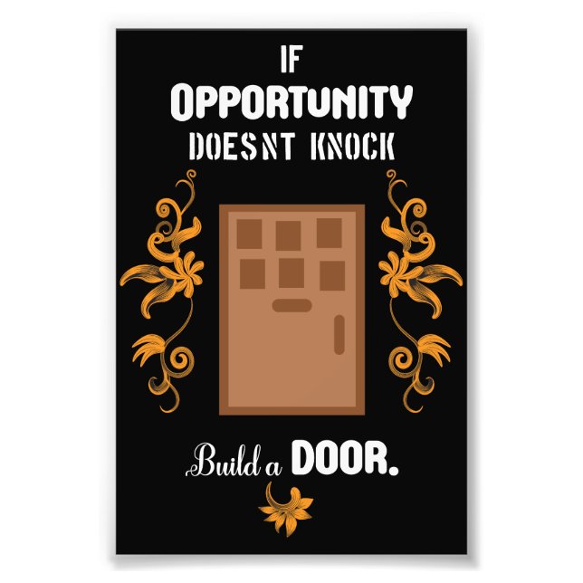 Impression Photo Devis motivationnels d'opportunité (Devant)
