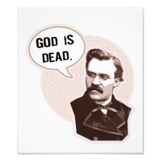 Impression Photo Dieu est mort (Nietzsche)