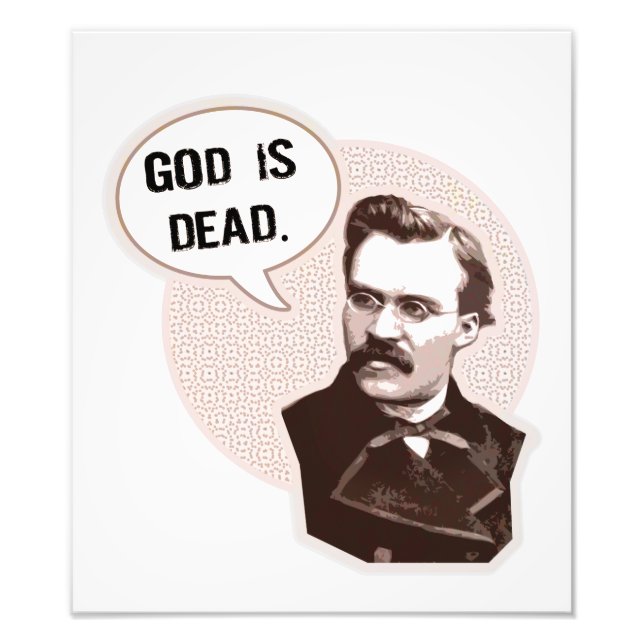 Impression Photo Dieu est mort (Nietzsche) (Devant)